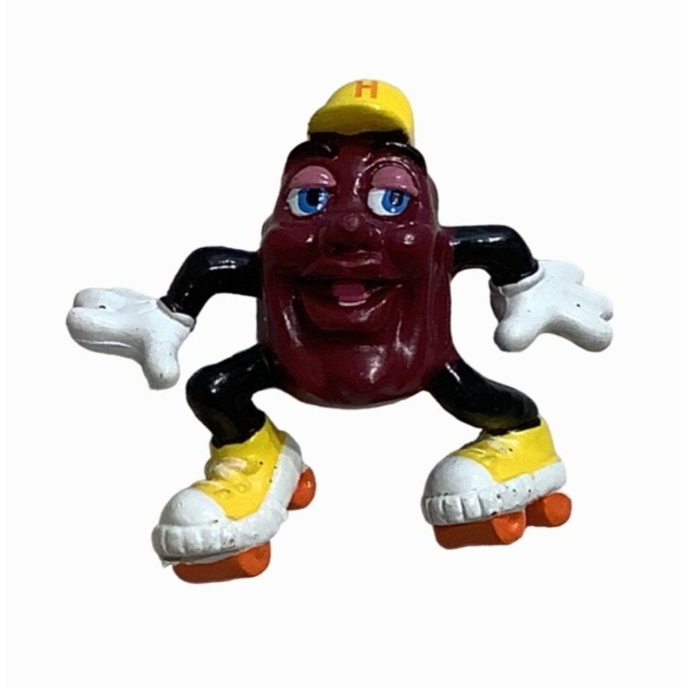 1988 Applause California Raisins Figurines Roller State Skateboard Guitar Player - Picture 4 of 7